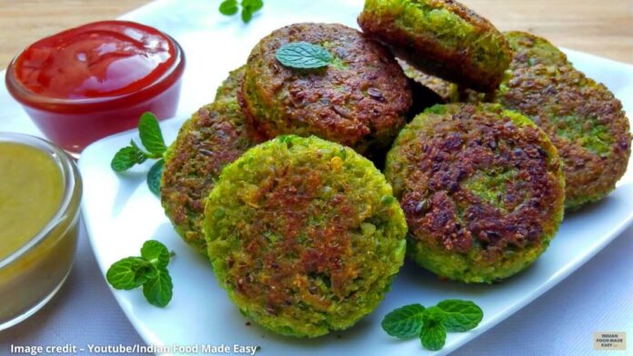 હરા ભરા કબાબ - hara bhara kabab recipe - hara bhara kabab recipe in gujarati - hara bhara kabab banavani rit - હરા ભરા કબાબ બનાવવાની રીત