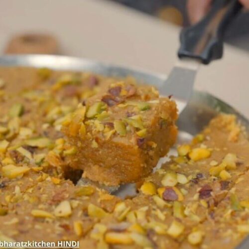 mohanthal recipe - mohanthal banavani rit – મોહનથાળ - mohanthal recipe in gujarati - mohanthal banavani recipe - mohan thar banavani rit - મોહનથાળ ની રેસીપી - મોહનથાળ બનાવવાની રેસીપી