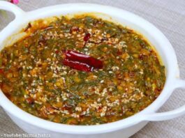 પાલક નું શાક - Palak nu shaak - Palak nu shaak banavani rit - Palak nu shaak recipe in gujarati