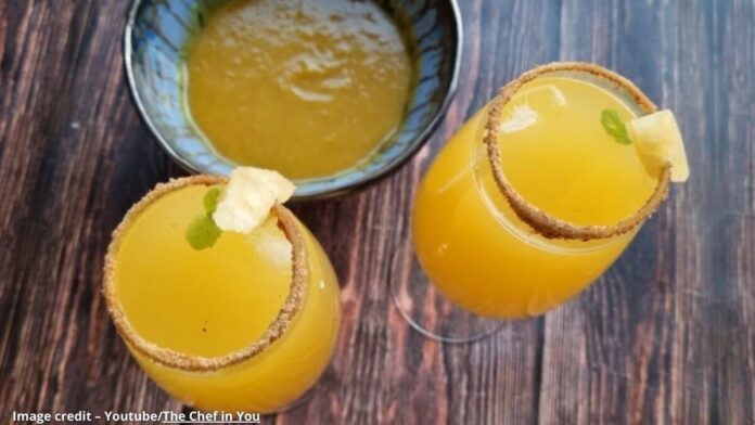 પાઈનેપલ પન્ના - Pineapple Panna - પાઈનેપલ પન્ના બનાવવાની રીત - Pineapple Panna banavani rit - Pineapple Panna recipe in gujarati