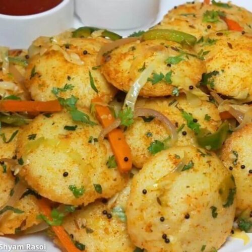 વેજીટેબલ તડકા ઈડલી - Vegetable tadka idli - વેજીટેબલ તડકા ઈડલી બનાવવાની રીત - Vegetable tadka idli banavani rit - Vegetable tadka idli recipe