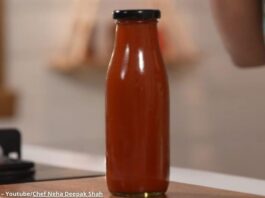 ટોમેટો કેચઅપ - ketchup banavani rit - tomato ketchup recipe in gujarati - ટોમેટો કેચઅપ બનાવવાની રીત