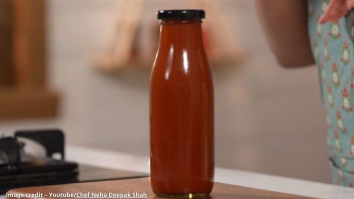 ટોમેટો કેચઅપ - ketchup banavani rit - tomato ketchup recipe in gujarati - ટોમેટો કેચઅપ બનાવવાની રીત