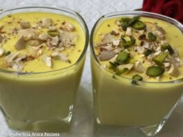 શાહી શિકંજી - Shahi shikanji - શાહી શિકંજી બનાવવાની રીત - Shahi shikanji banavani rit - Shahi shikanji recipe in gujarati