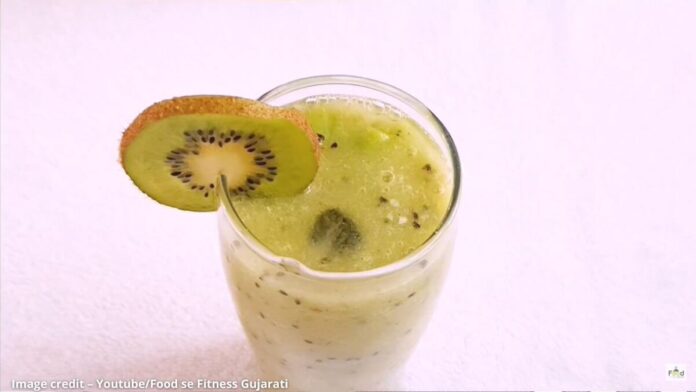 કિવિ જ્યુસ - Kiwi Juice - કિવિ જ્યુસ બનાવવાની રીત - Kiwi Juice banavani rit - Kiwi Juice recipe in gujarati