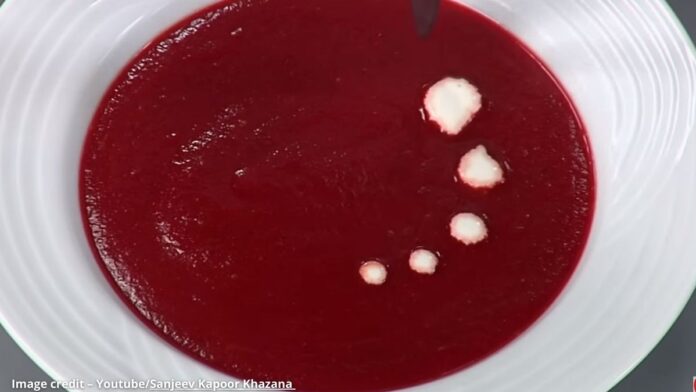 બીટ નો સૂપ - Beet no soup - બીટ નો સૂપ બનાવવાની રીત - Beet no soup banavani rit - Beetroot soup recipe