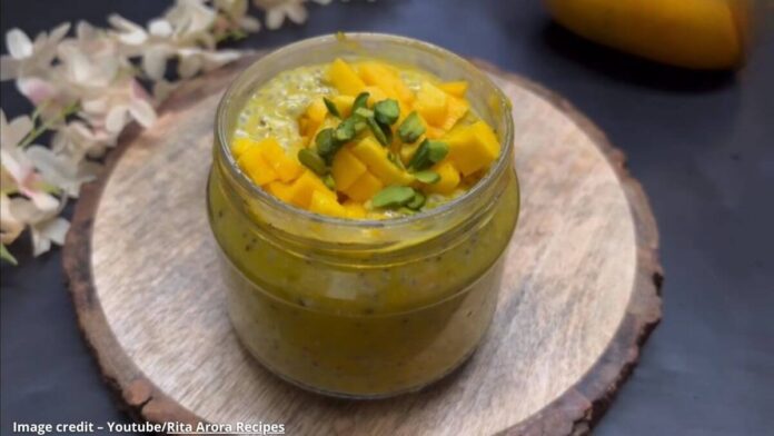 મેંગો ચિયા સીડ પુડિંગ - Mango Chia Seeds - મેંગો ચિયા સીડ પુડિંગ બનાવવાની રીત - Mango Chia Seeds banavani rit