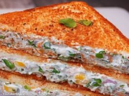 દહીં વેજીટેબલ સેન્ડવીચ - Dahi vegetable sandwich - દહીં વેજીટેબલ સેન્ડવીચ બનાવવાની રીત - Dahi vegetable sandwich banavani rit