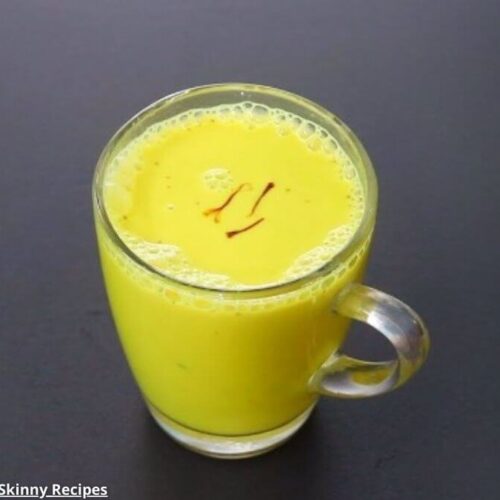 કાજુ મિલ્ક માંથી ગોલ્ડન મિલ્ક - Kaju milk mathi golden milk