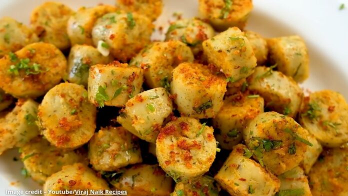 મસાલા ખીચું બાઇટ્સ બનાવવાની રેસીપી - Masala khichu bytes banavani recipe