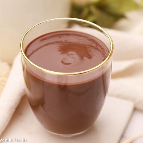 રાગી હોટ ચોકલેટ ડ્રીંક - Ragi hot chocolate drink