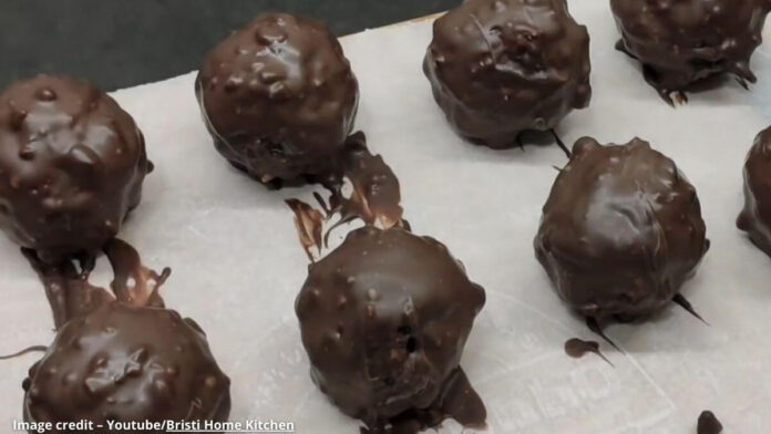 ચોકલેટ મમરા બોલ્સ - Chocolate mamra balls