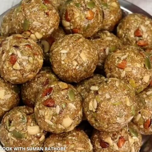 ગોળ વારા ડ્રાયફ્રુટ લાડુ - Gol vara dryfruit ladoo