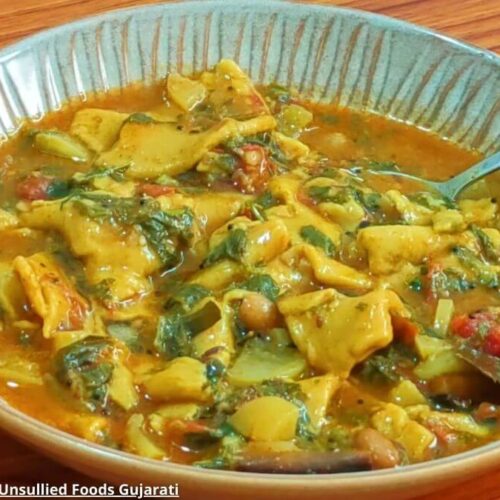 મૂળા ઢોકળી - Muda dhokli