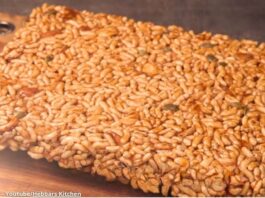 Mamra dry fruit chikki - મમરા ડ્રાયફ્રુટ ચીક્કી