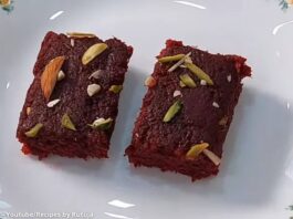 Beet ni barfi - બીટ ની બરફી