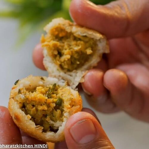 Soji vatana ni kachori - સોજી વટાણા ની કચોરી