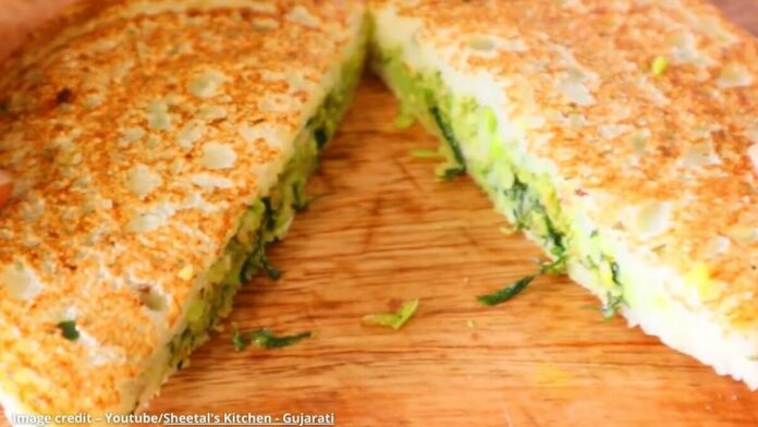 Vatana stuffing uttapam - વટાણા સ્ટફિંગ ઉત્તપમ