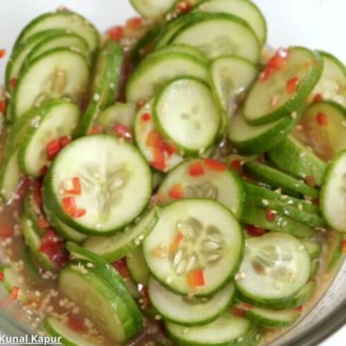 Kakdi salad - કાકડી સલાડ