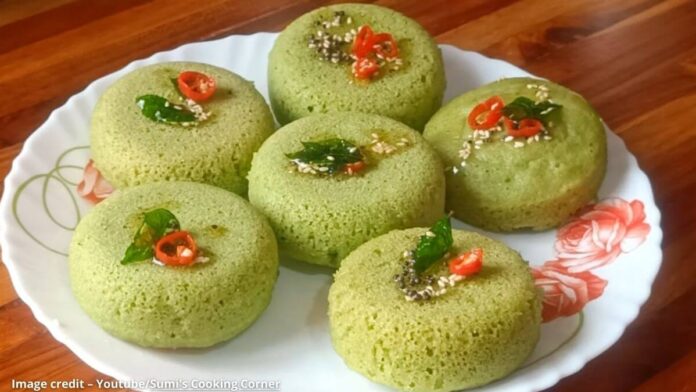 Lila vatana na dhokla - લીલા વટાણા ના ઢોકળા