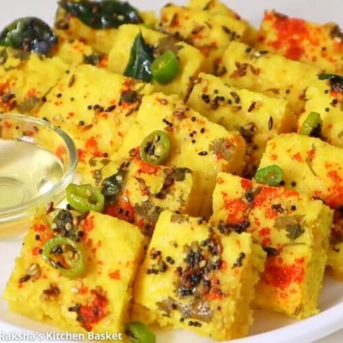 fotra vagar ni mag dal ane chana na dhokla - ફોતરા વગર ની મગ દાળ અને ચણા ના ઢોકળા