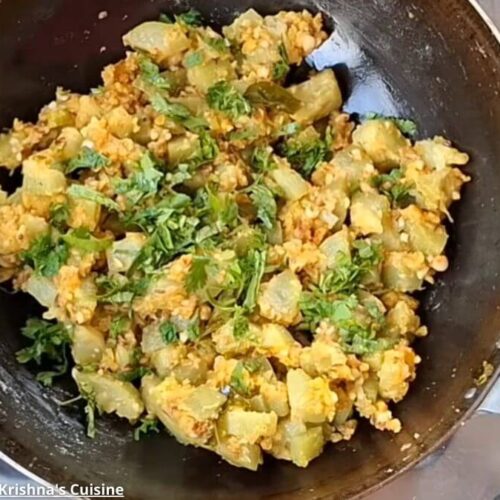 Dudhi besan nu shaak - દૂધી બેસન નું શાક