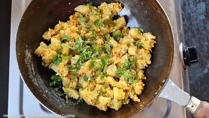 Dudhi besan nu shaak - દૂધી બેસન નું શાક