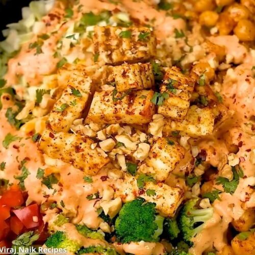 Kabuli chana nu salad - કાબુલી ચણા નું સલાડ
