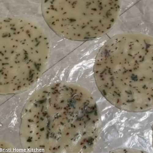 Soji na papad - સોજી ના પાપડ