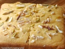 Mango soji cake - મેંગો સોજી કેક