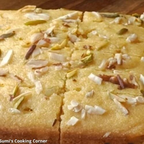Mango soji cake - મેંગો સોજી કેક