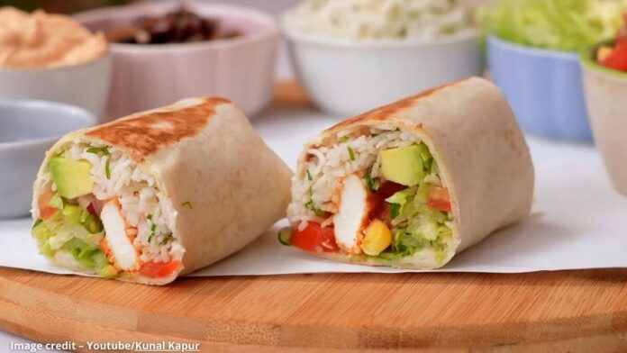 Mexican Paneer Burrito - મેક્સિકન પનીર બુરીટો