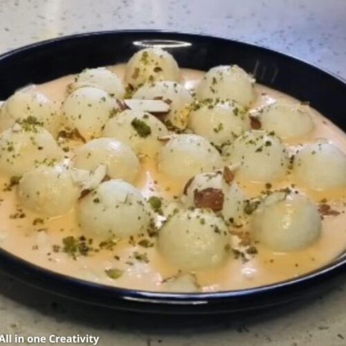 Anguri ras malai - અંગૂરી રસ મલાઈ