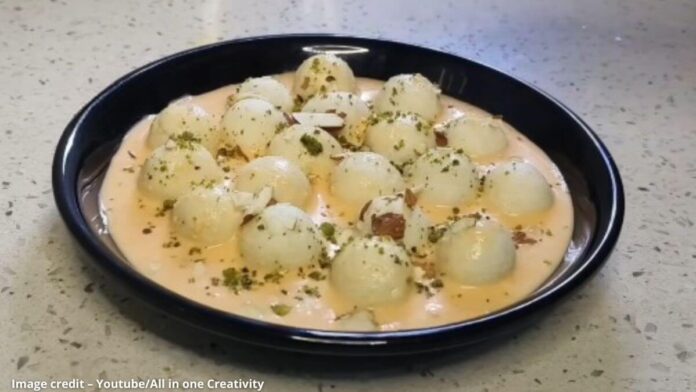 Anguri ras malai - અંગૂરી રસ મલાઈ