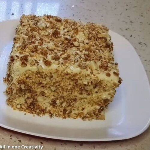 Butterscotch Pastry - બટરસ્કોચ પેસ્ટ્રી
