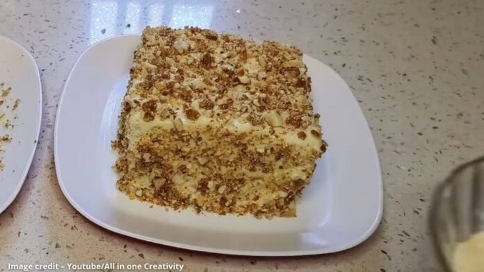 Butterscotch Pastry - બટરસ્કોચ પેસ્ટ્રી