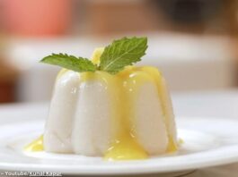 Mango Almond Pudding - મેંગો આલ્મંડ પુડિંગ