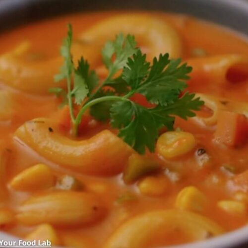 Tomato Macaroni Soup - ટોમેટો મેક્રોની સૂપ