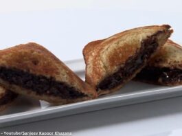 Grilled Dark Chocolate Sandwich - ગ્રિલ ડાર્ક ચોકલેટ સેન્ડવિચ