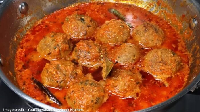 Kacha kela na kofta nu shaak - કાચા કેળા ના કોફતા નું શાક