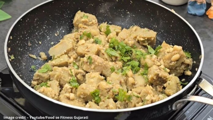 Suran ni farali suki bhaji - સૂરણ ની ફરાળી સૂકી ભાજી