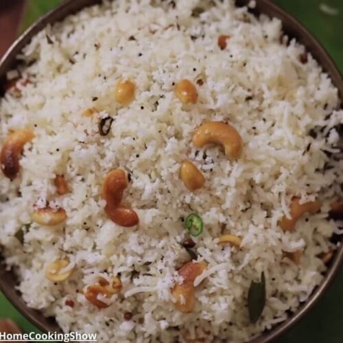 Coconut rice - કોકોનટ રાઈસ
