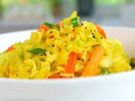 Gajar kobi no sambharo - ગાજર કોબી નો સંભારો