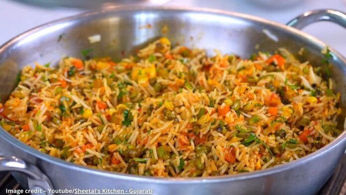 Mag pulav - મગ પુલાવ