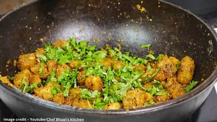 Aloo besan nu shaak - આલું બેસન નું શાક