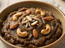 Bajra na lot no halvo - બાજરાના લોટનો હલવો