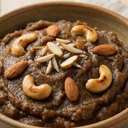 Bajra na lot no halvo - બાજરાના લોટનો હલવો