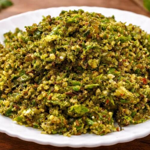 Lila vatana no theso - લીલા વટાણા નો ઠેસો બનાવવાની રીત