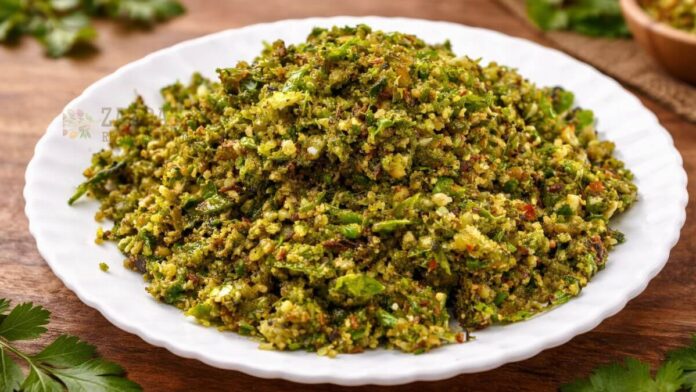 Lila vatana no theso - લીલા વટાણા નો ઠેસો બનાવવાની રીત