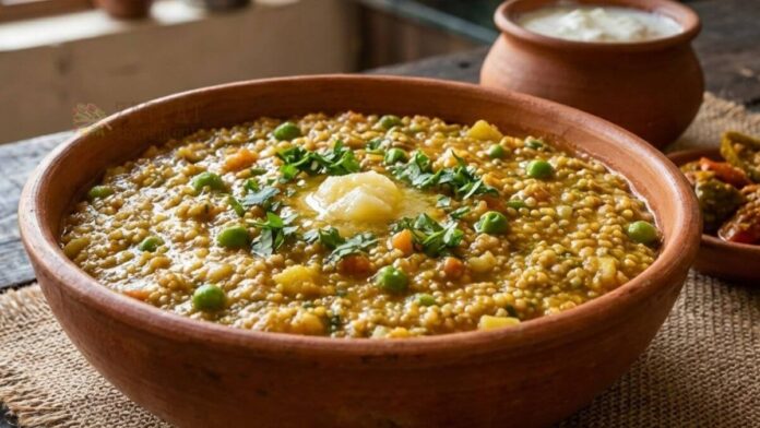Vegetable masala bajra khichdi - વેજીટેબલ મસાલા બાજરા ખીચડી